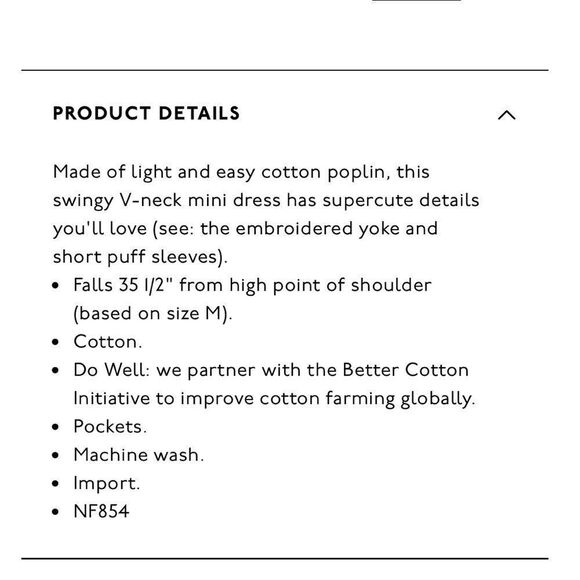 Madewell Embroidered Poplin V-Neck Mini Dress - Picture 7 of 7